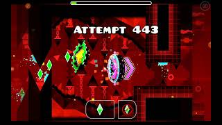 Trying Bloodbath On Geometry Dash On Practice Mode EXTREMELY HARD SPOILER [upl. by Jegger]