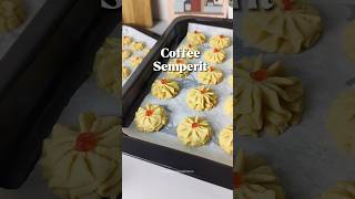 recipe coffee butter cookies resepi semperit kopi [upl. by Calan]