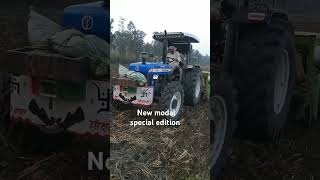 New Holland 3630 special edition 4x4 🔥 8ft super seeder 🔥tractor [upl. by Yltnerb686]