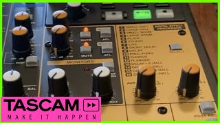 Tascam Model 16 Onboard Effects Demo [upl. by Friday]