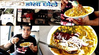 Pajju ke Dosa Chole  Street Food  Faridabad  New Dish [upl. by Codel]