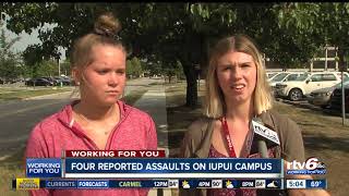 Fourth reported assault on IUPUI campus [upl. by Jarin874]