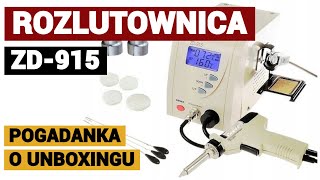 Rozlutownica ZD915  pogadanka o unboxingu [upl. by Nnylodnewg885]