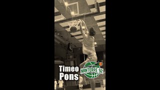 Timeo Pons Nanterre92 U18 Elite 2023 Highlights by We R Ballers [upl. by Aerdnuahs295]