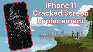 Cracked Screen Replacement Guide  iPhone 11 Pro Max Full Screen Repair A2161 [upl. by Abbotsun]