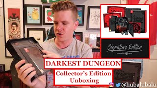 DARKEST DUNGEON Collectors Edition  Signature Edition Nintendo Switch Unboxing [upl. by Iramat24]