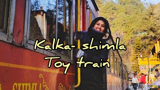 Kalka to shimla toy train 2024  Shivalik deluxe express journey  Himalayan mountains [upl. by Esaele]