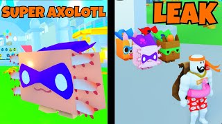 😱How I Made a SUPER AXOLOTL for SUMMER UPDATE NEW LEAKS Pet Simulator X Roblox [upl. by Adriaens]