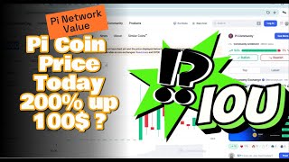 Pi Coin Price Today 100  Pi Network Value 2024 [upl. by Anuahsal]