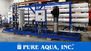 Reverse Osmosis System  Massachusetts USA  205 GPM  wwwpureaquacom [upl. by Llekram]