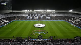 Wor Flags display vs Borussia Dortmund in the Champions League [upl. by Llennol32]