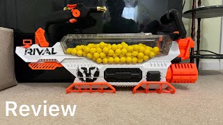 REVIEW Nerf Rival Prometheus MXVIII20K rival mini gun [upl. by Cleland]