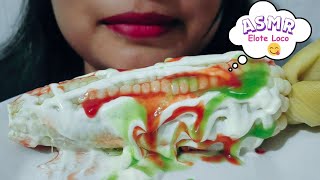 ASMR ELOTE con MAYONESA SALSA DULCE y TAJÍN 🌽🎧 ¡Sonidos que te harán Agua la Boca [upl. by Warford]