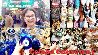 Colaba Causeway Market Best Mumbai Street ShoppingLatest New Year Collection [upl. by Amsirak]