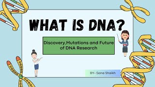 What is DNA I Chemical structure of DNA I Mutations [upl. by Imefulo657]