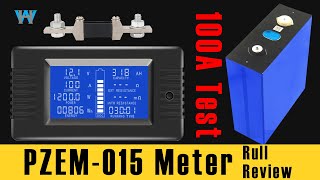 Full Review of PZEM015 PZEM 013 0200V 0300A DC Energy Voltage Current Capacity Meter [upl. by Sibby513]