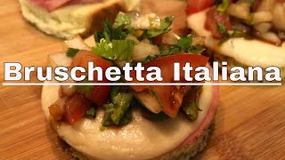 BRUSCHETTA ITALIANA EN 1 MINUTO short youtubeshort [upl. by Aihsoek]