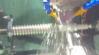 Production Process Of Real Shot CNC Ball Screw In Factory [upl. by Rayna]