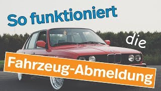 FahrzeugAbmeldung so gehts I Kennzeichenboxde [upl. by Cordelie]