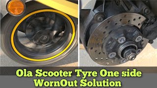 Ola Scooter Tier One Side WornOut Solution [upl. by Garratt]