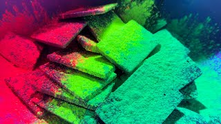 ASMR Dry Floral foam thins  aftercrush  Blacklight  satisfying [upl. by Ker199]