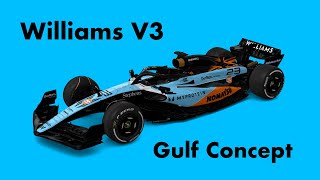 Williams F1 Livery 2024 Redesign V3  Gulf Edition [upl. by Ssac293]