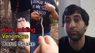 Coral Snake BITE  Mark’s Reptiles reacts [upl. by Innoc]