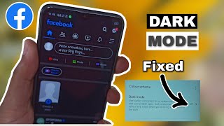 how to turn on Facebook dark mode  Facebook new update dark theme  Facebook dark mode problem [upl. by Aiotal]