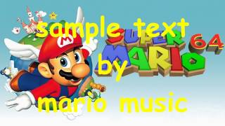 super mario 64 theme hyper distorted version [upl. by Treblihp]