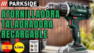 ATORNILLADORA TALADRADORA RECARGABLE PARKSIDE PABS 20Li D5 ESPAÑA ESPAÑOL LIDL [upl. by Assilanna]