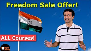 Manocha Academy Freedom Sale Offer [upl. by Leschen]