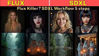 😱Flux Killer SDXL ComfyUI Workflow Better Image Quality with Daemon Node in 5 Simple Steps Tutorial [upl. by Annairdna]