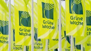 Grüne Woche in Berlin Agrarsubventionen weiter Thema [upl. by Adlog243]