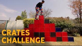 Crate Challenge infront of African Mom  Mama Nells [upl. by Gnirol]