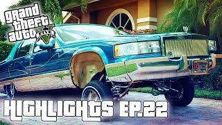 THE LOWRIDERS  GTA V Highlights  Ep22 wMrRayHonda Muyskerm amp RockStarTragedy [upl. by Atalie]