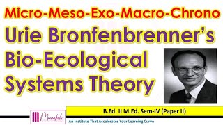 Urie Bronfenbrenners Ecological Systems Theory MEd [upl. by Atiuqrehs]