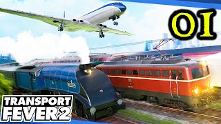 Transport Fever 2  Building the BIGGEST Transport Empire  Starting 1850  Part 01  Fully Modded [upl. by Jeth]