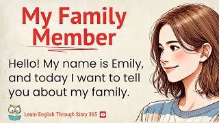 My Family Member ✅ Easy English Story for Beginners ✅ [upl. by Nus]