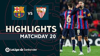 Resumen de FC Barcelona vs Sevilla FC 30 [upl. by Lewak686]