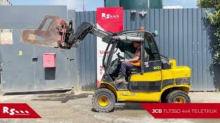 JCB TLT35D 4x4 TELETRUK  TELEHANDLER  RS MACHINERY HIRE AND SALE [upl. by Melville196]