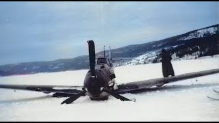 ❄️ WW2 Messerschmitt on lake Sperillen Norway 1942 [upl. by Clemence740]