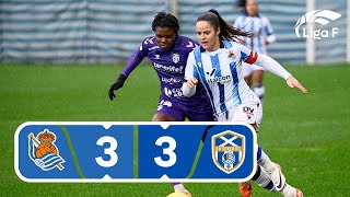 Resumen Real Sociedad vs Costa Adeje Tenerife  Jornada 13  Liga F [upl. by Noemys]