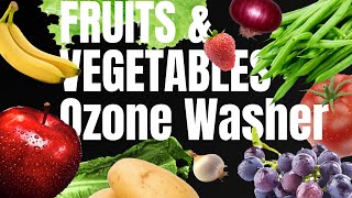 Chlorine Free Ozone Fruits and Vegetable washing  Integrated Ozone Washing For Fruits and Vegetable [upl. by Baten55]