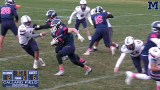 Millbrook School vs Albany Academy  Boys Varsity Football [upl. by Patti]