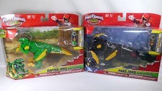 Review Para Zord amp Raptor Zord Power Rangers Dino Charge [upl. by Cr635]