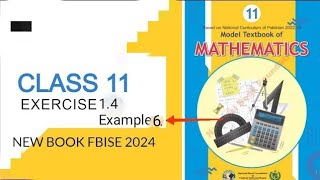 Class 11 maths national book foundation Ex 14 Example 6 [upl. by Yrohcaz]