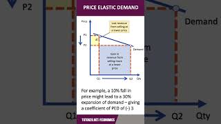 Price Elastic Demand  60 Second Economics  ALevel amp IB [upl. by Ardnekan181]