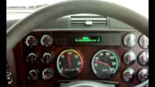 Engine sound in Freightliner Argosy C16 600 hp [upl. by Avril]