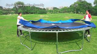 ORCC OutNet Trampoline Assembly Video [upl. by Starlene]