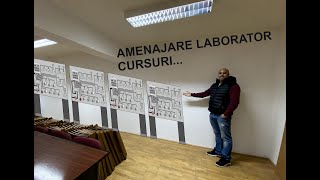 Amenajare laborator cursuri de specializare in domeniul electric [upl. by Artsa]